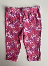 Load image into Gallery viewer, Calvin Klein Jeans baby girl size 3-6 months pink floral leggings pants, VGUC
