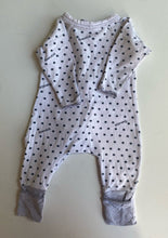 Load image into Gallery viewer, Bonds baby size newborn zippy wondercool white grey suns one-piece, VGUC
