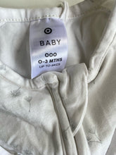 Load image into Gallery viewer, Target baby size 0-3 months white grey bundle one-piece tops set, VGUC
