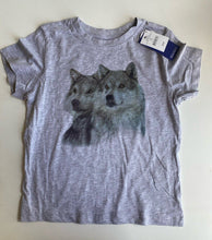 Load image into Gallery viewer, Cotton On Free kids girls size 12 grey short sleeve t-shirt husky dogs, BNWT
