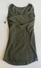 Load image into Gallery viewer, Lalabu Simple Babywearing women&#39;s size small olive green tank carrier, VGUC
