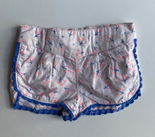 Load image into Gallery viewer, Cotton On baby girl size 0-3 months pink blue floral elastic waist shorts, VGUC
