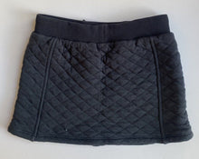 Load image into Gallery viewer, Country Road kids girls size 7 black quilted elastic waist skirt, VGUC
