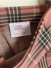 Load image into Gallery viewer, Mini Mango baby girl size 12-18 months pink check pinafore dress, EUC
