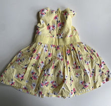 Load image into Gallery viewer, Carter&#39;s baby girl size 9-12 months yellow pink floral party dress, VGUC
