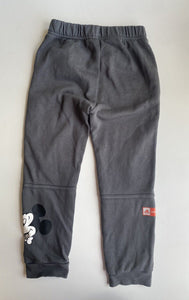 Adidas x Disney kids size 3-4 years grey track pants Mickey Mouse, GUC