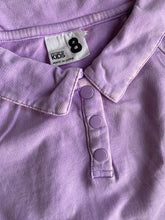 Load image into Gallery viewer, Cotton On Kids girls size 8 faded purple collared dress, VGUC
