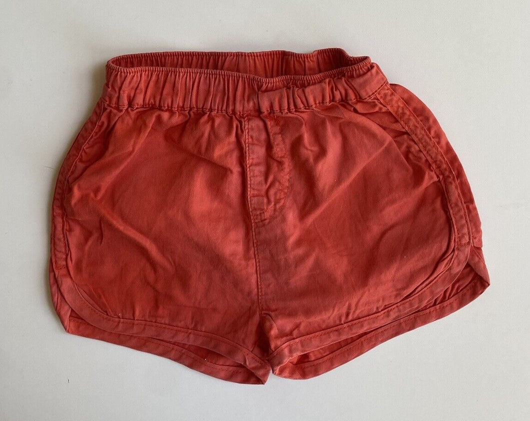 Seed baby size 6-12 months red elastic waist shorts, VGUC