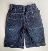 Load image into Gallery viewer, Wayne Jnr. kids boys size 6 dark blue denim cargo shorts, VGUC
