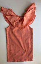 Load image into Gallery viewer, Molo kids girls size 170/176 (approx. size 16) orange ribbed top, VGUC
