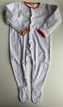 Load image into Gallery viewer, GroCompany baby size 12-18 months white coloured patterned one-piece, VGUC
