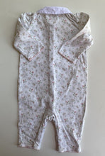 Load image into Gallery viewer, Ralph Lauren baby girl size 0-3 months white pink floral one-piece, VGUC
