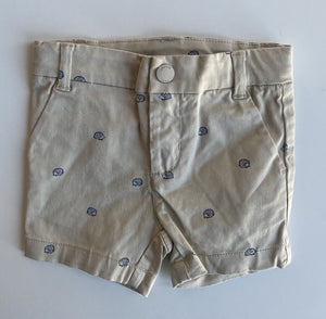 Jacadi Paris baby size 3-6 months light brown shorts hedgehogs, VGUC