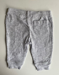 Seed baby unisex size 0-3 months grey leggings pants, GUC