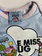 Load image into Gallery viewer, Peter Alexander baby girl size 6-9 months blue Little Miss Hug PJ set, BNWT
