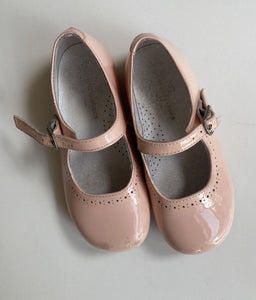 Children's Classics kids size 27 pale pink patent leather Mary Jane shoes, VGUC