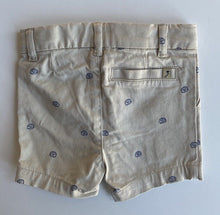 Load image into Gallery viewer, Jacadi Paris baby size 3-6 months light brown shorts hedgehogs, VGUC
