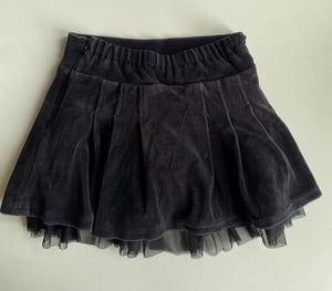 Target x Barbie kids girls size 4 black velvet tutu skirt, VGUC