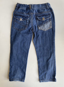 Target kids toddler size 3 blue denim adjustable waist jeans pants, VGUC