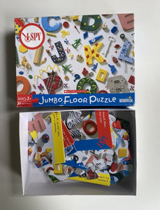 Briarpatch kids I Spy jumbo floor jigsaw puzzle 35 pieces 3+ years, VGUC