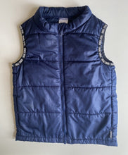 Load image into Gallery viewer, Bonds baby size 18-24 months navy blue zip up puffer vest, VGUC
