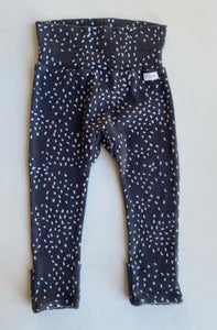 Bonds baby size 0-3 months grey spotted ribbed leggings pants, VGUC