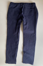 Load image into Gallery viewer, GAP kids girls size 8 navy blue stretch pull on pants jeans, VGUC
