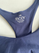 Load image into Gallery viewer, Cotton On Body women&#39;s size XS navy blue maternity activewear singlet tank, VGUC
