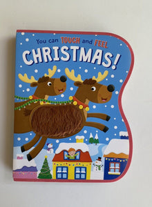 You Can Touch and Feel Christmas! kids toddler large format foam book, VGUC