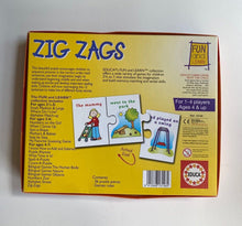 Load image into Gallery viewer, ZIG-ZAGS kids learning game ages 4-7 years 36 piece puzzle sequence, VGUC
