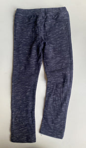 Milkshake kids girls size 7 navy blue marle leggings pants, VGUC