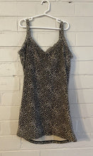 Load image into Gallery viewer, Edited Body women&#39;s size 12 maternity feeding singlet brown leopard print VGUC
