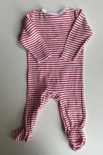 Load image into Gallery viewer, Seed baby size 0-3 months red white stripe one-piece gnome, VGUC
