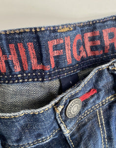 Tommy Hilfiger kids size 5 dark blue denim straight leg jeans, VGUC