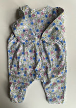 Load image into Gallery viewer, Marquise baby girl size 0-3 months pink green blue floral one-piece, EUC
