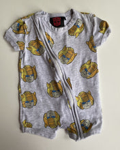 Load image into Gallery viewer, Cotton On x Transformers baby size 3-6 months grey romper one-piece zip, VGUC
