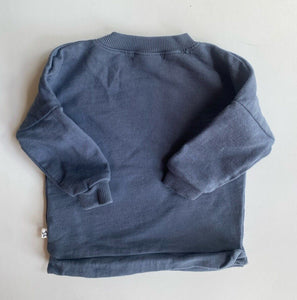 Next baby size 0-3 months blue pullover jumper, VGUC