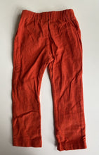 Load image into Gallery viewer, Pear &amp; Bear kids girls size 4 orange cord high waisted pants, GUC
