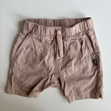 Load image into Gallery viewer, Bonds baby boy size 12-18 months light brown drawstring shorts, VGUC
