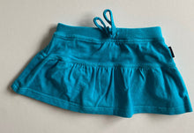 Load image into Gallery viewer, Bonds baby girl size 0-3 months blue green elastic waist skirt Summer, VGUC
