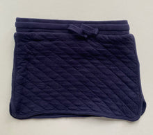 Load image into Gallery viewer, Seed kids girls size 5 navy blue quilted mini skirt elastic waist, EUC
