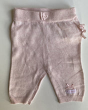 Load image into Gallery viewer, Mockingbird baby girl size 0-3 months pink knitted leggings pants frills, VGUC
