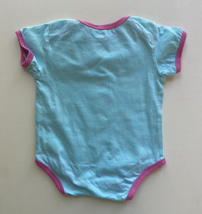 Disney baby girl size 0-3 months blue pink t-shirt bodysuit Aristocats, VGUC