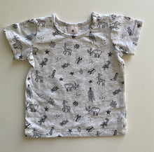 Load image into Gallery viewer, Target baby size 0-3 months grey Christmas t-shirt reindeer, VGUC
