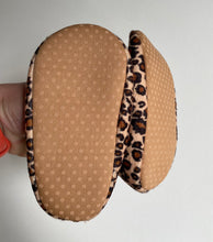 Load image into Gallery viewer, Seven Steps baby girl size 6/7 pre walker brown leopard print flat shoes, BNWT
