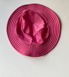 Lily & Dan ALDI baby girl size 0-2 pink swimming sun hat, VGUC