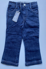 Load image into Gallery viewer, NEW Purebaby baby size 18-24 months blue denim jeans pants pull on, BNWT
