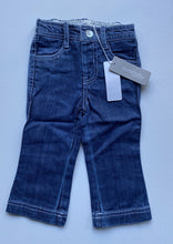 Load image into Gallery viewer, NEW Purebaby baby size 6-12 months blue denim jeans pants pull on, BNWT
