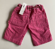 Load image into Gallery viewer, Ouch baby girl size 3-6 months pink cargo shorts elastic waist, BNWT
