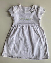 Load image into Gallery viewer, Eeni Meeni Miini Moh baby girl size 0-3 months white dress bloomers, VGUC
